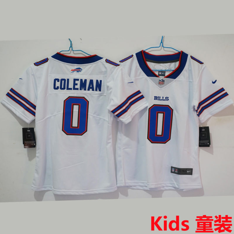 COLEMAN #0 Buffalo Bills Kids NFL Jersey