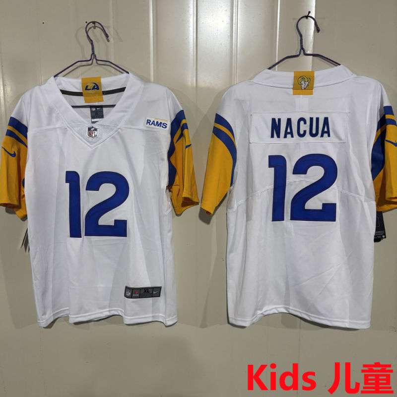 NACUA #12 Los Angeles Rams Kids NFL Jersey