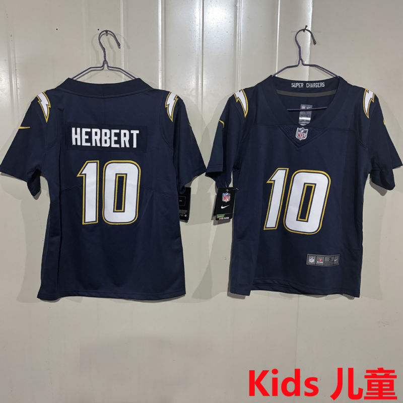 HERBERT #10 Los Angeles Chargers Kids NFL Jersey