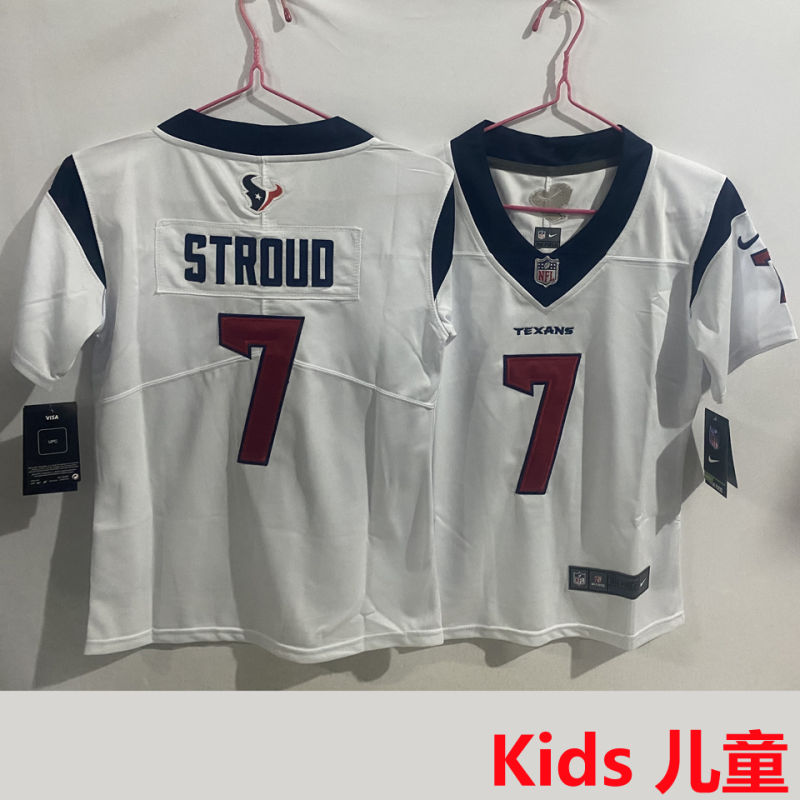 STROUD #7 Houston Texans Kids NFL Jersey