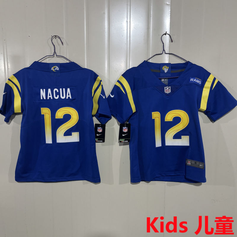 NACUA #12 Los Angeles Rams Kids NFL Jersey