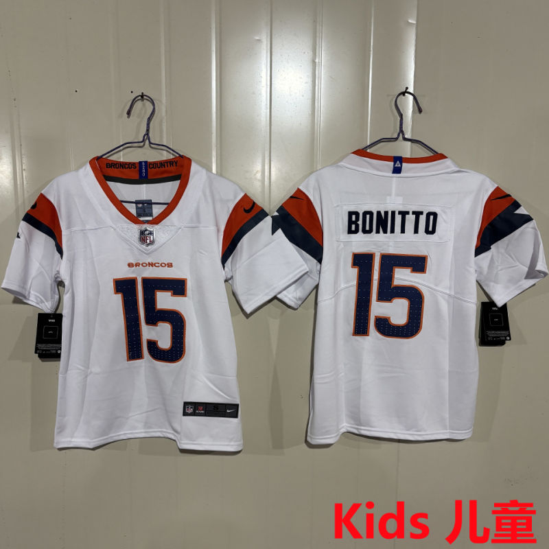 BONITTO #15 Denver Broncos Kids NFL Jersey