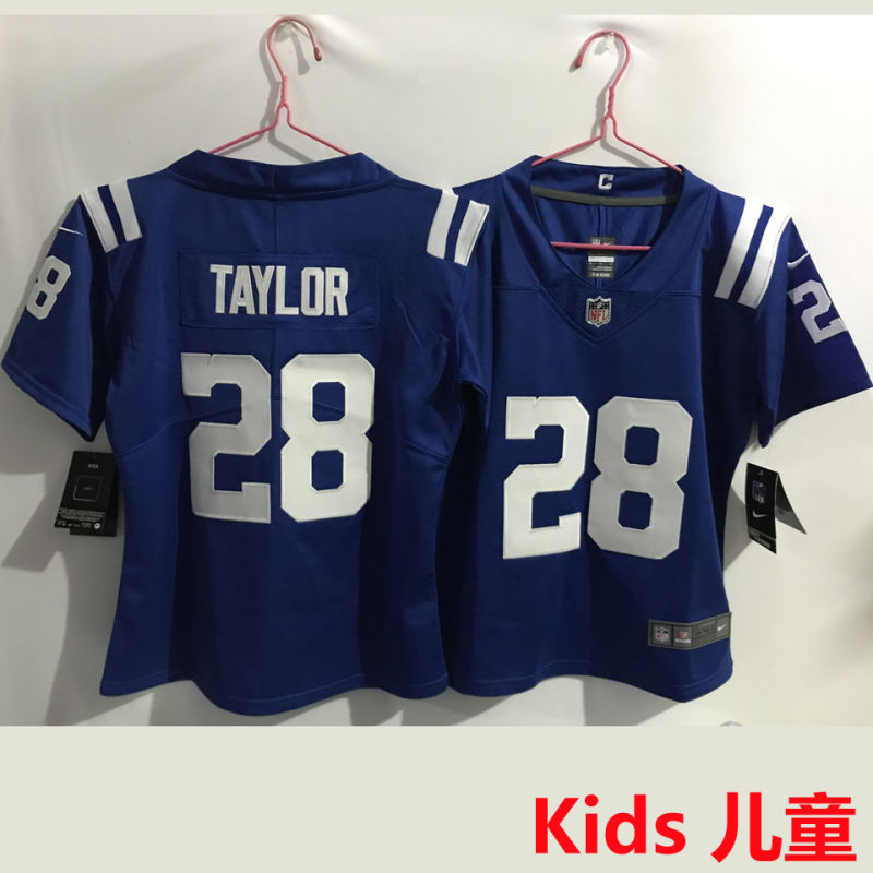 TAYLOR #28 Indianapolis Colts Kids NFL Jersey