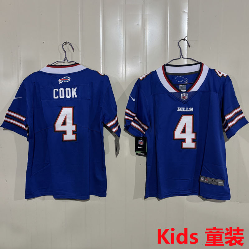 COOK #4 Buffalo Bills Kids NFL Jersey