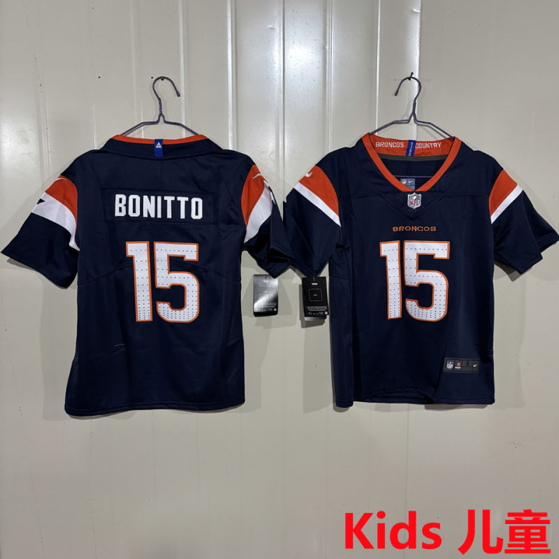 BONITTO #15 Denver Broncos Kids NFL Jersey