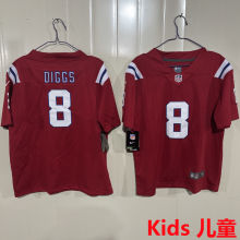 DIGGS #8 New England Patriots Kids NFL Jersey 爱国者