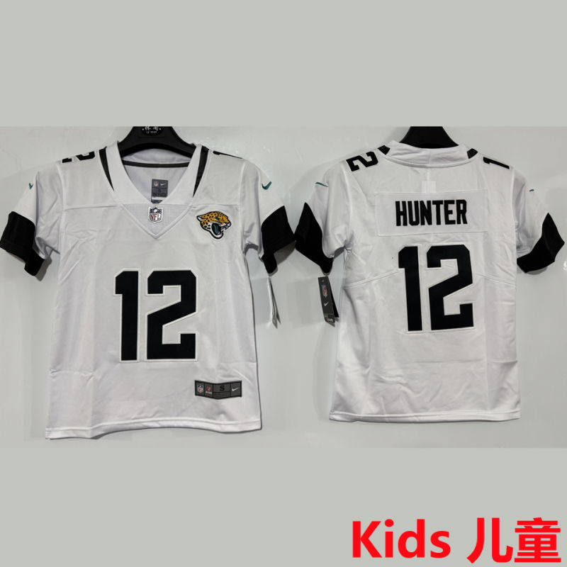 HUNTER #12 Jacksonville Jaguars Kids NFL Jersey