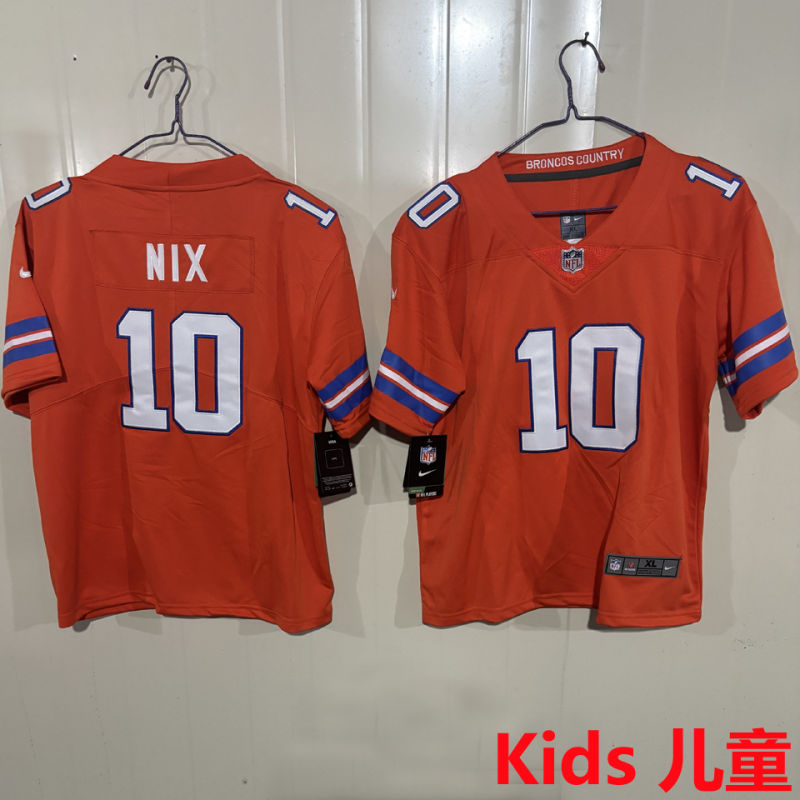 NIX #10 Denver Broncos Kids NFL Jersey