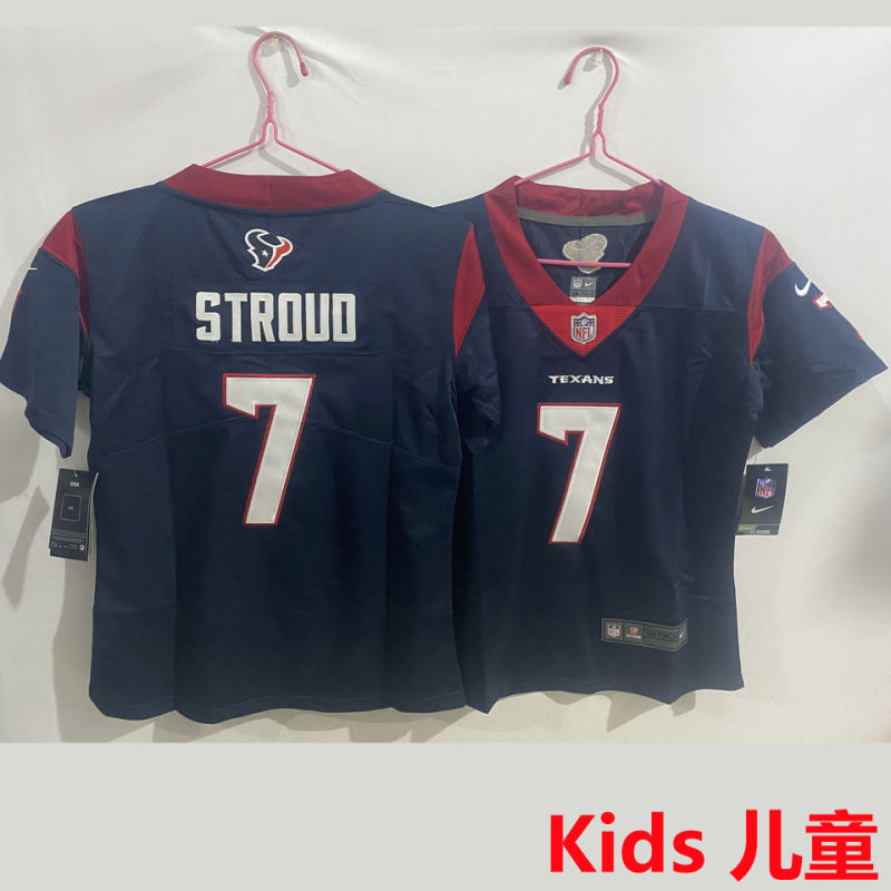 STROUD #7 Houston Texans Kids NFL Jersey