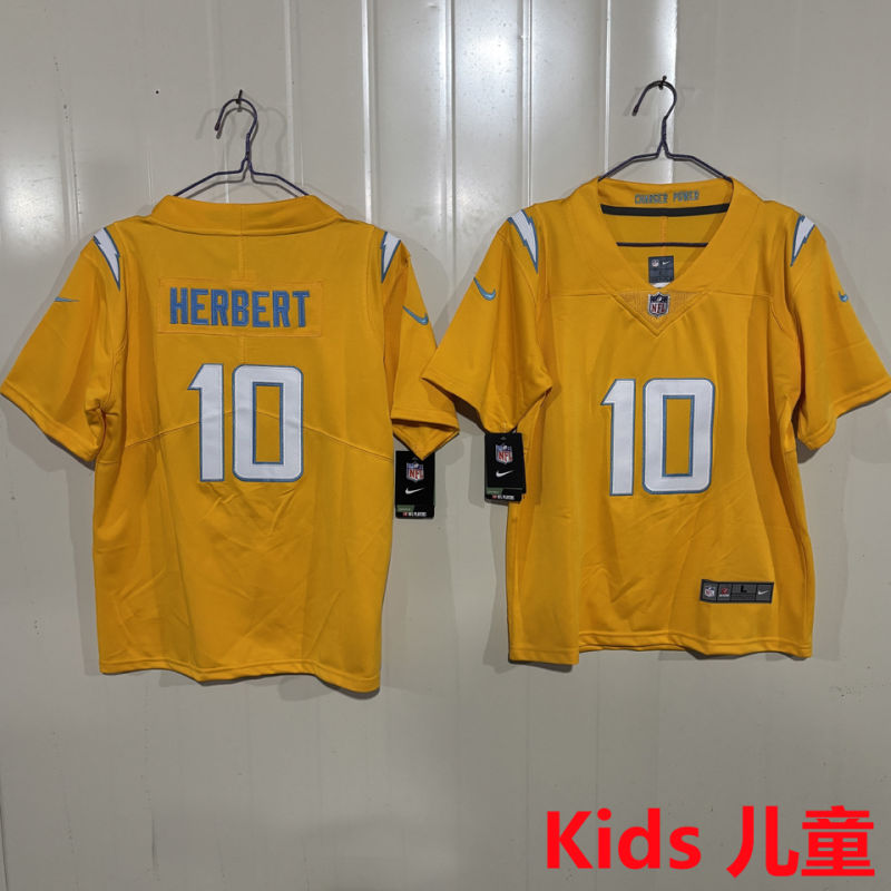 HERBERT #10 Los Angeles Chargers Kids NFL Jersey