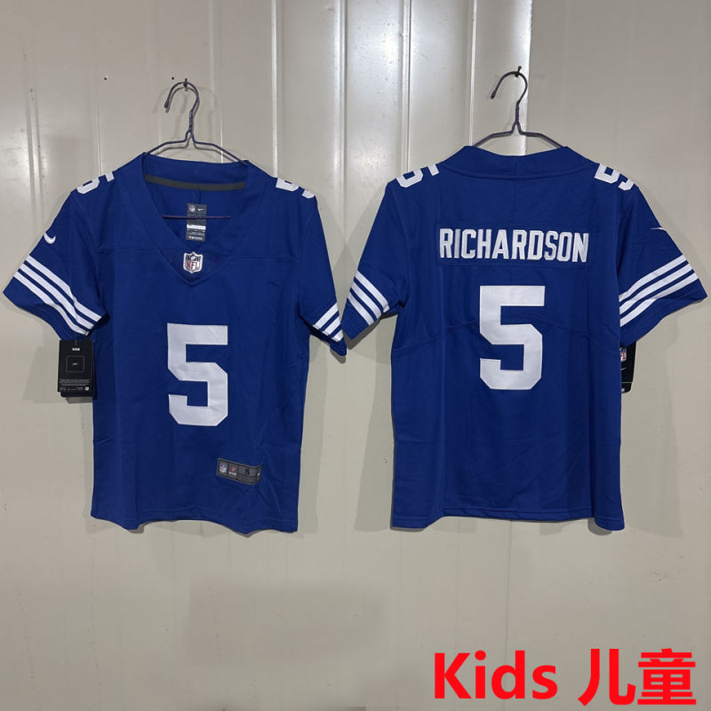 RICHARDSON #5 Indianapolis Colts Kids NFL Jersey