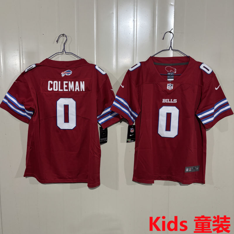 COLEMAN #0 Buffalo Bills Kids NFL Jersey