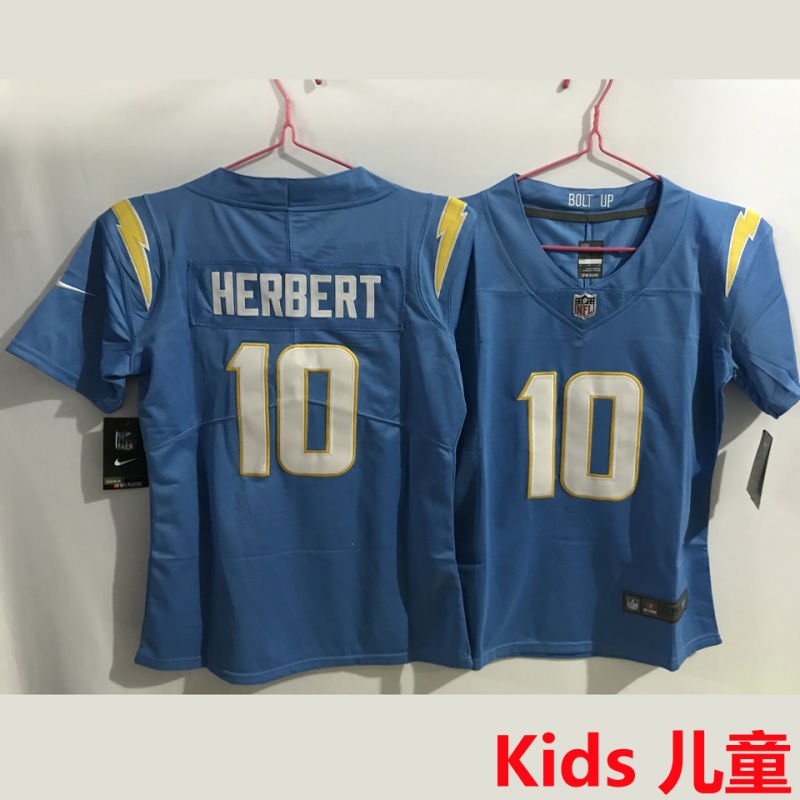 HERBERT #10 Los Angeles Chargers Kids NFL Jersey