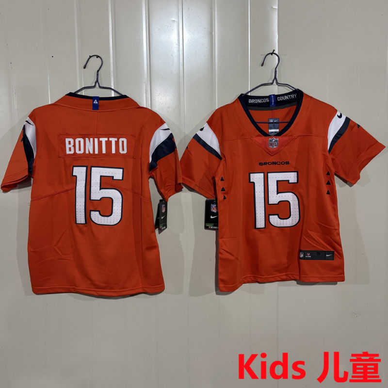 BONITTO #15 Denver Broncos Kids NFL Jersey