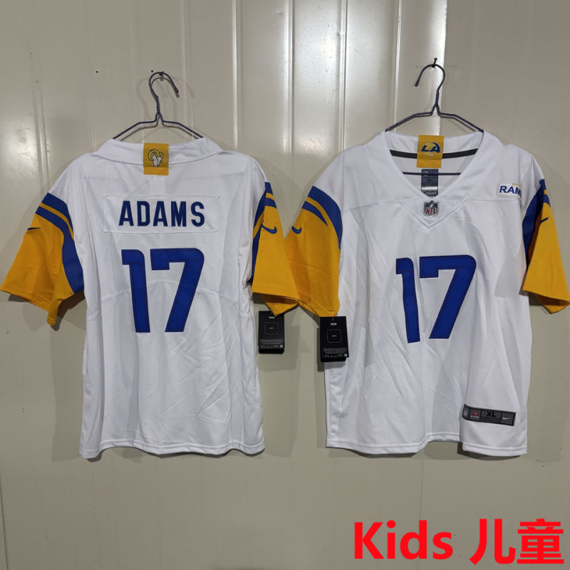 ADAMS #17 Los Angeles Rams Kids NFL Jersey