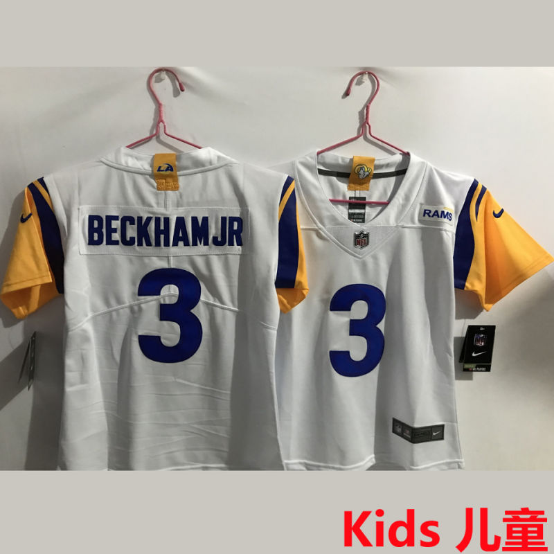 BECKHAM JR 3 Los Angeles Rams Kids NFL Jersey