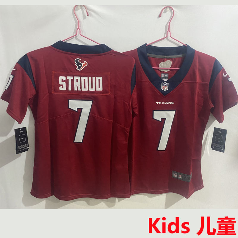 STROUD #7 Houston Texans Kids NFL Jersey