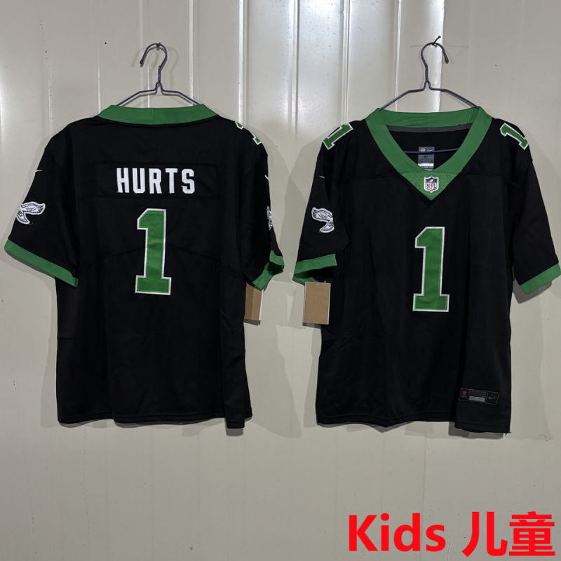 HURTS #1 Philadelphia Eagles Kids NFL Jersey