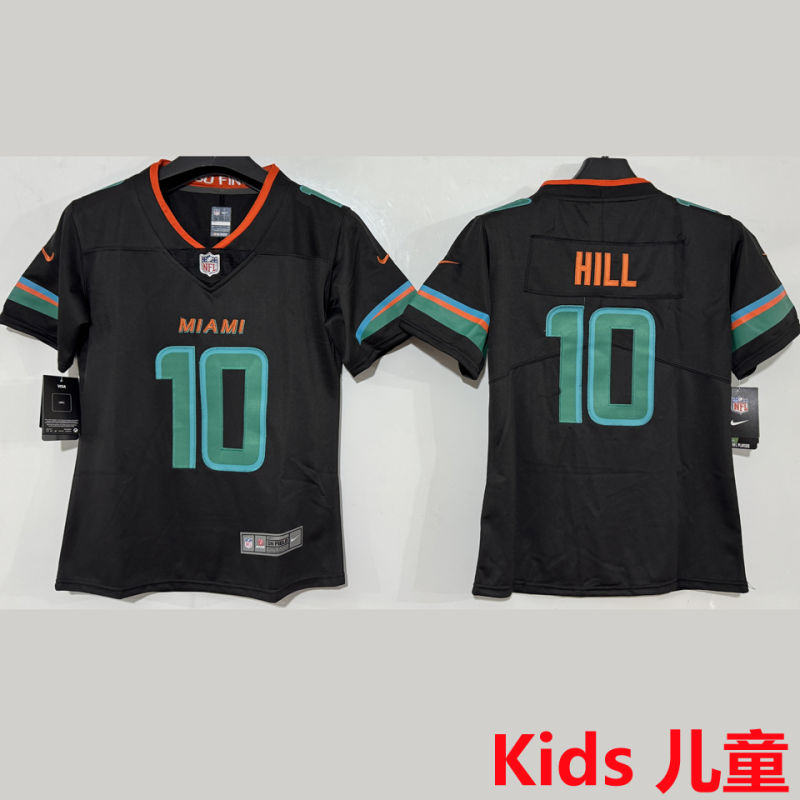 HILL #10 Miami Dolphins Kids NFL Jersey