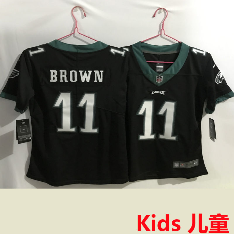 BROWN #11 Philadelphia Eagles Kids NFL Jersey