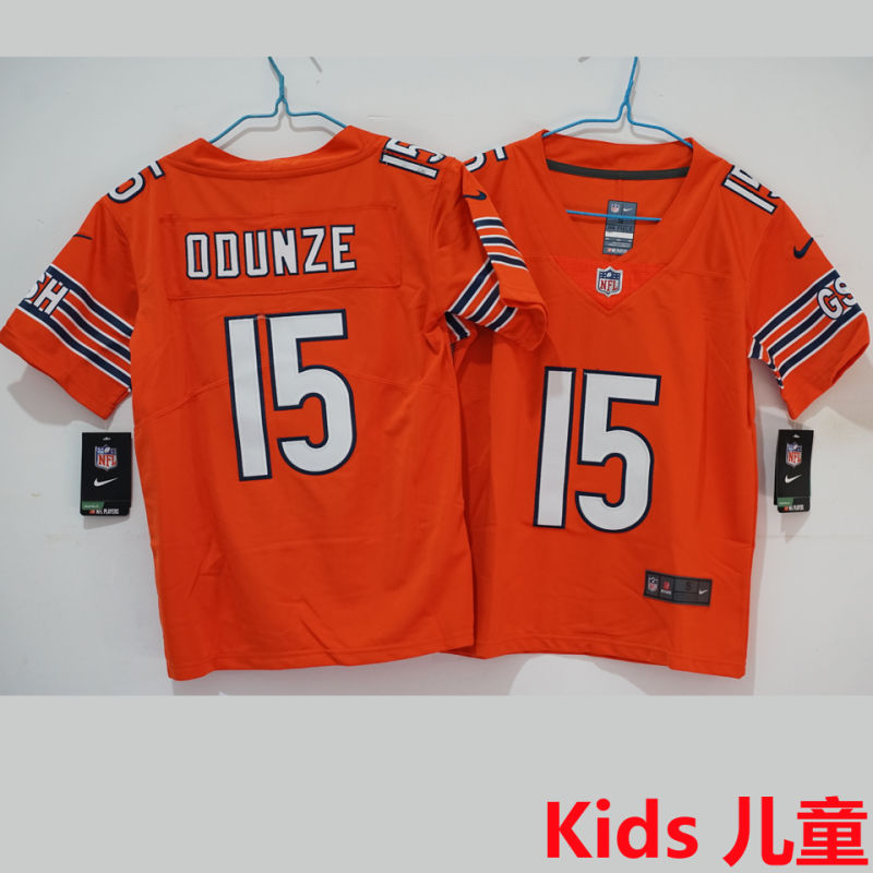 ODUNZE #15 Chicago Bears Kids NFL Jersey