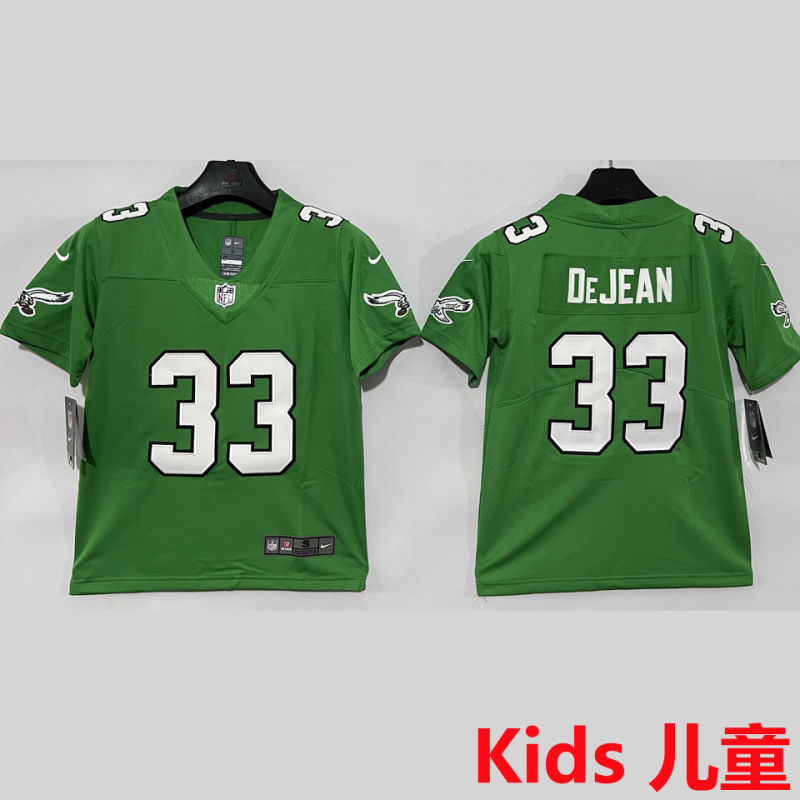 DEJEAN #33 Philadelphia Eagles Kids NFL Jersey