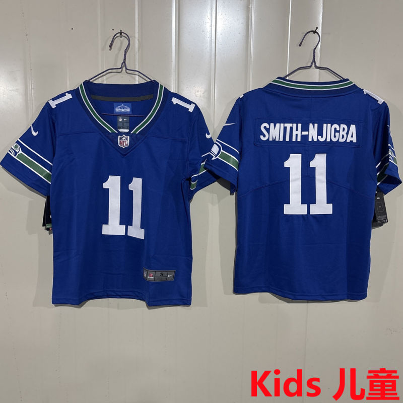 SMITH NJIGBA #11 Seattle Seahawks Kids NFL Jersey