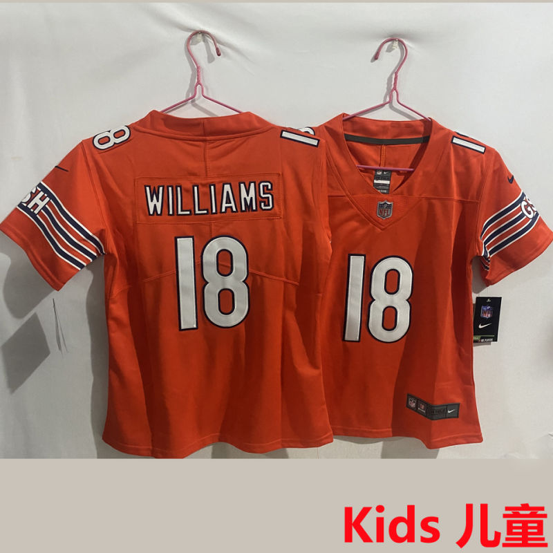 WILLIAMS #18 Chicago Bears Kids NFL Jersey
