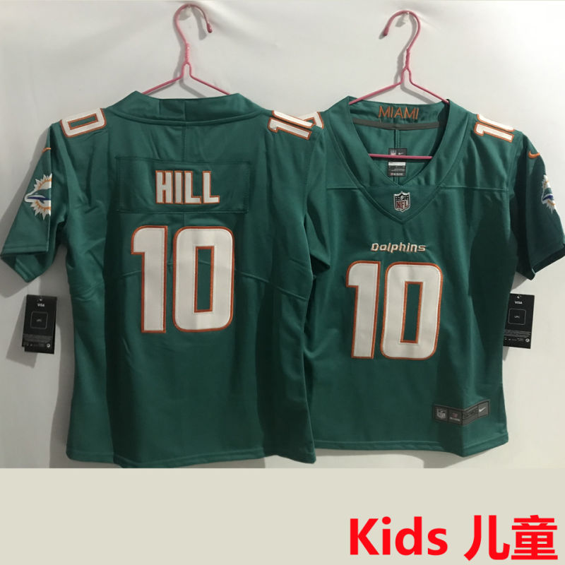 HILL #10 Miami Dolphins Kids NFL Jersey