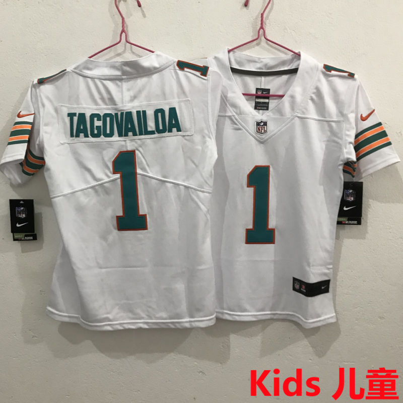 TAGOVAILOA #1 Miami Dolphins Kids NFL Jersey