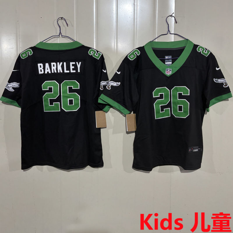 BARKLEY #26 Philadelphia Eagles Kids NFL Jersey