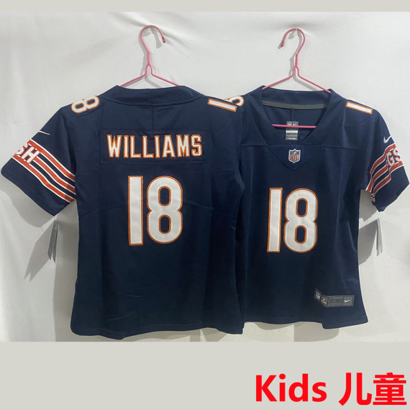 WILLIAMS #18 Chicago Bears Kids NFL Jersey