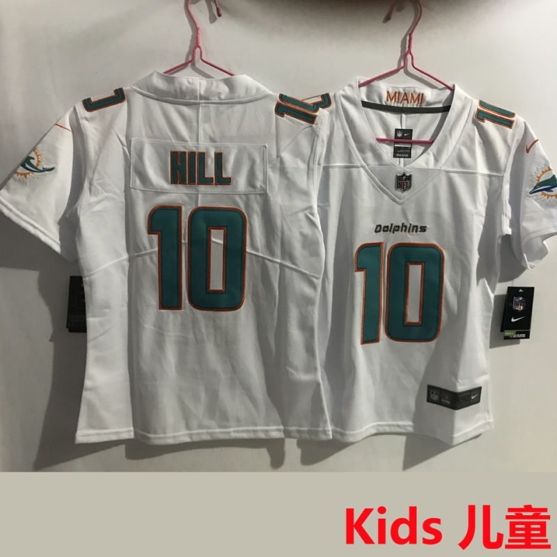 HILL #10 Miami Dolphins Kids NFL Jersey