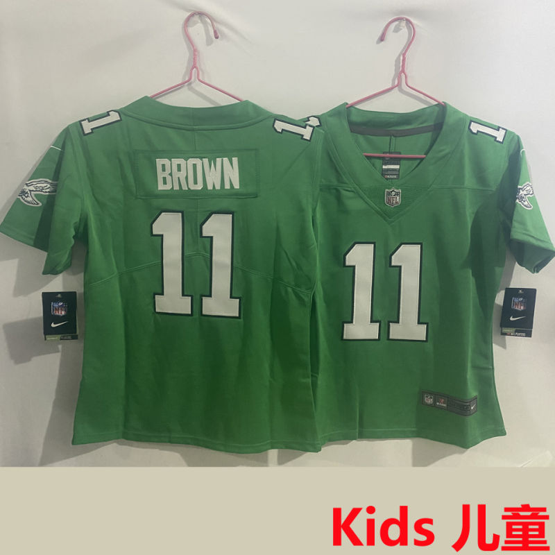 BROWN #11 Philadelphia Eagles Kids NFL Jersey