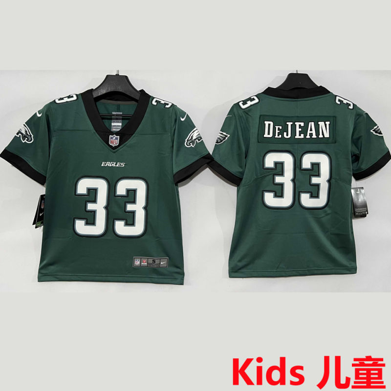 DEJEAN #33 Philadelphia Eagles Kids NFL Jersey