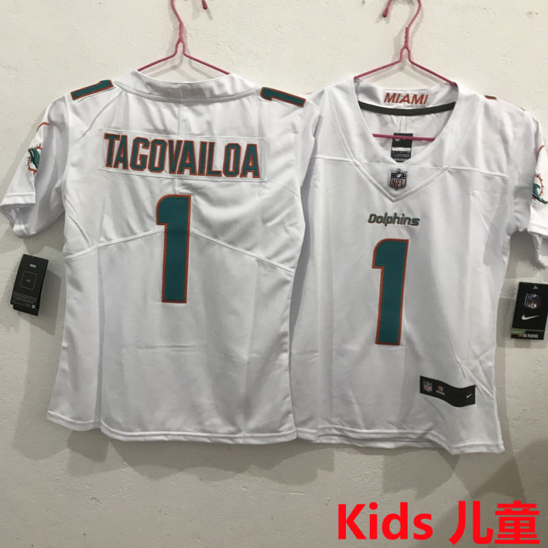 TAGOVAILOA #1 Miami Dolphins Kids NFL Jersey