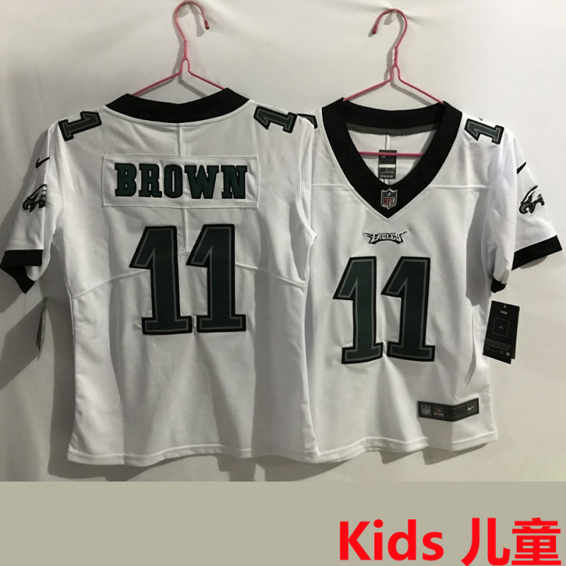 BROWN #11 Philadelphia Eagles Kids NFL Jersey