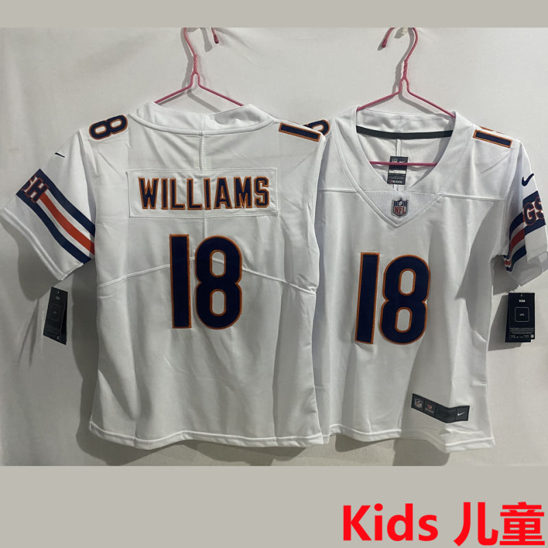 WILLIAMS #18 Chicago Bears Kids NFL Jersey