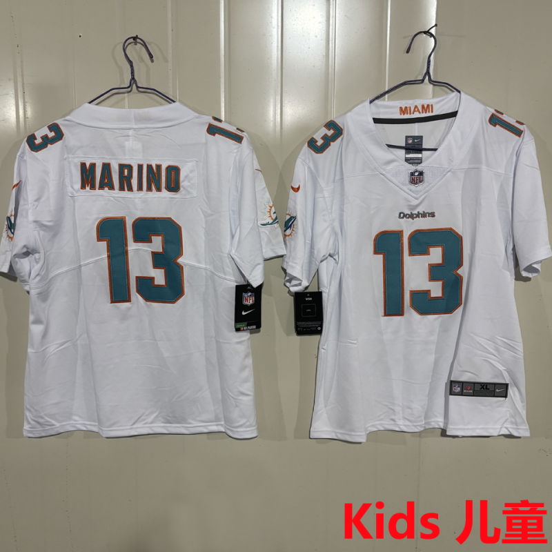 MARINO #13 Miami Dolphins Kids NFL Jersey