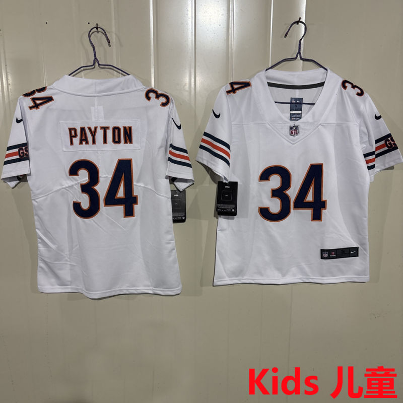 PAYTON #34 Chicago Bears Kids NFL Jersey