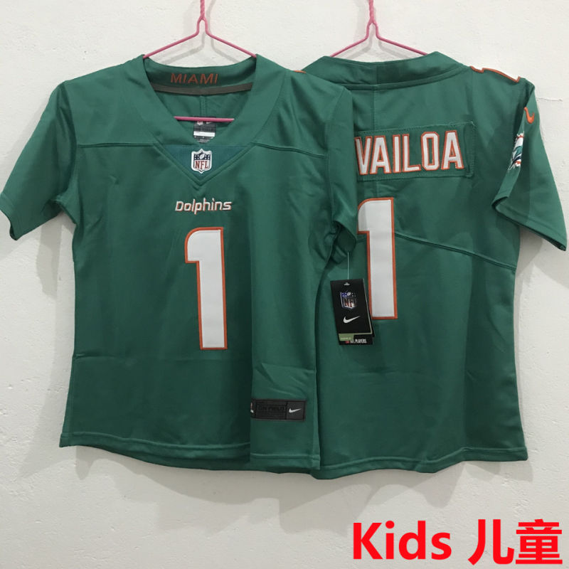 TAGOVAILOA #1 Miami Dolphins Kids NFL Jersey