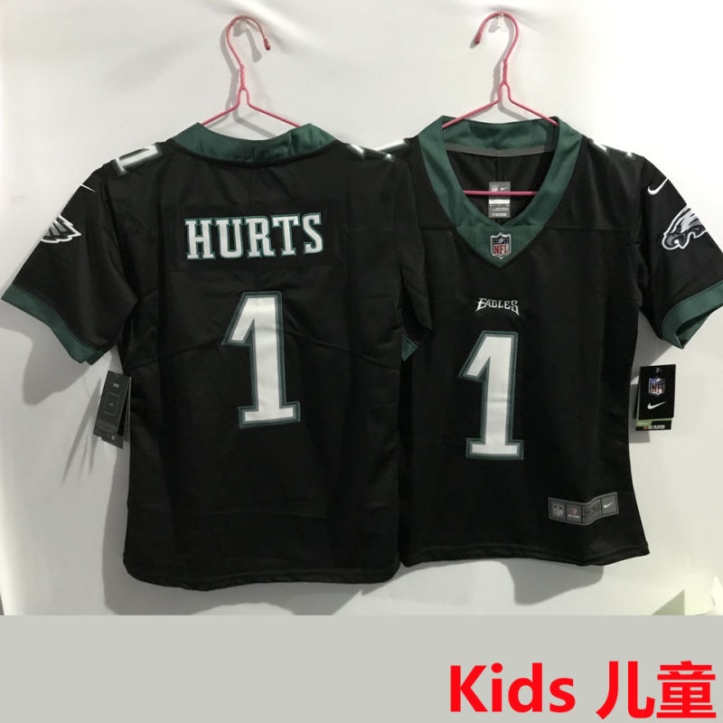 HURTS #1 Philadelphia Eagles Kids NFL Jersey