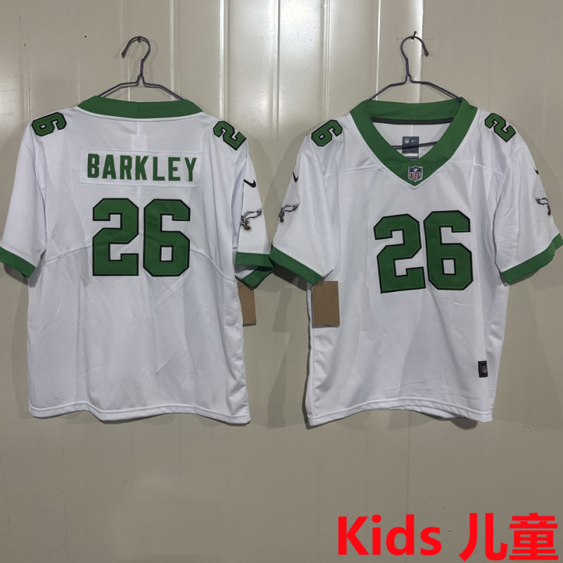 BARKLEY #26 Philadelphia Eagles Kids NFL Jersey