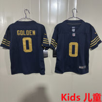 GOLDEN #0 Green Bay Packers Kids NFL Jersey 包装工