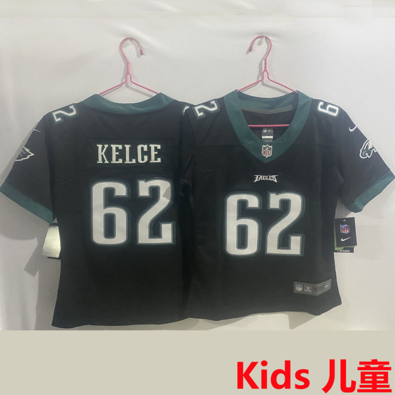 KELCE #62 Philadelphia Eagles Kids NFL Jersey