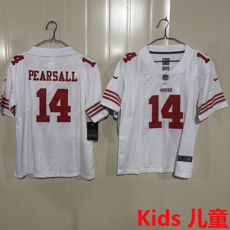 PEARSALL #14 San Francisco 49ers Kids NFL Jersey #49