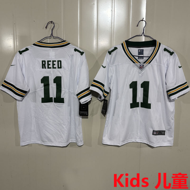 REED #11 Green Bay Packers Kids NFL Jersey