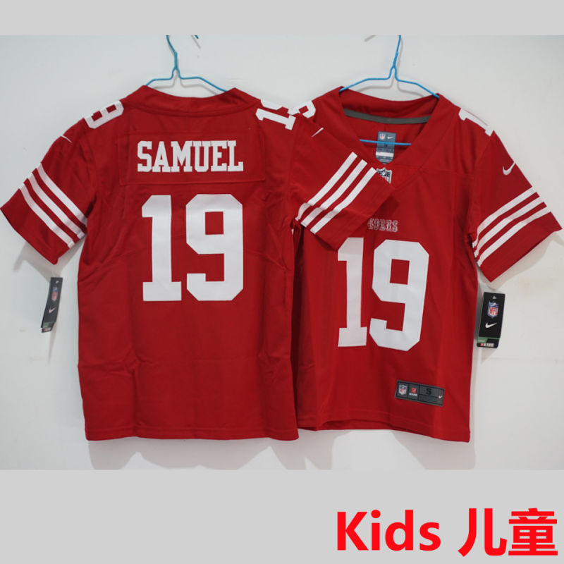 SAMUEL #19 San Francisco 49ers Kids NFL Jersey #49