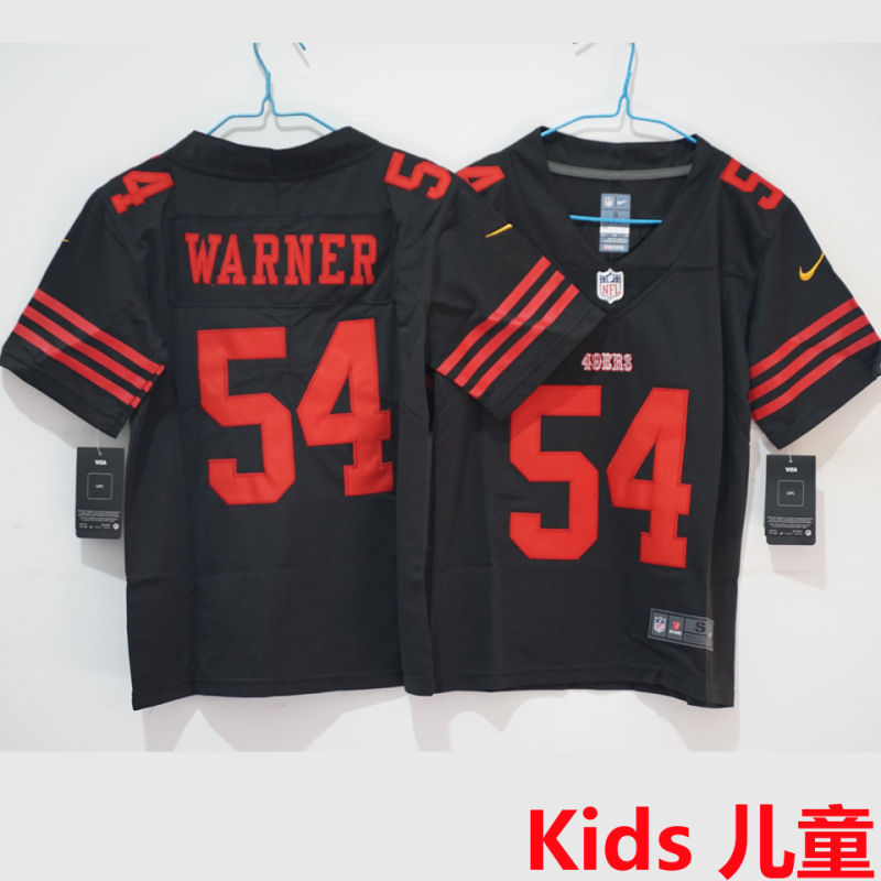 WARNER #54 San Francisco 49ers Kids NFL Jersey #49