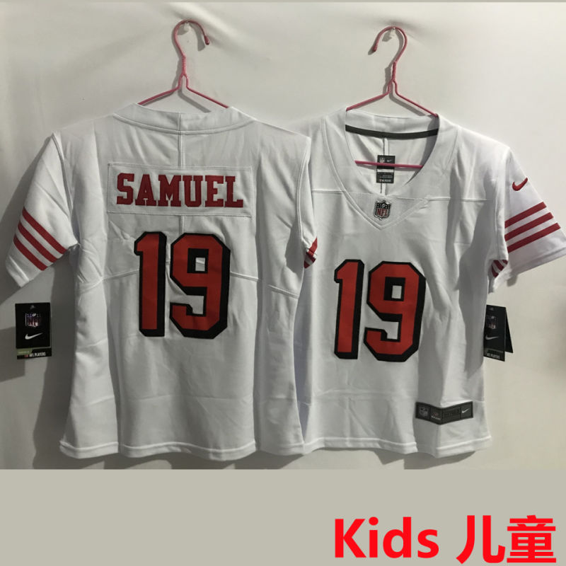 SAMUEL #19 San Francisco 49ers Kids NFL Jersey #49